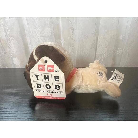 Mini Pug Plush – The Dog Artlist Collection Stuffed Animal with Tag - Picture 2 of 2
